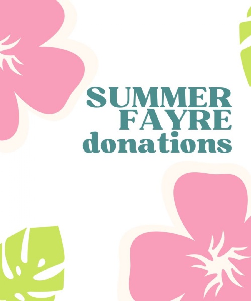 Summer Fayre Donations 2024