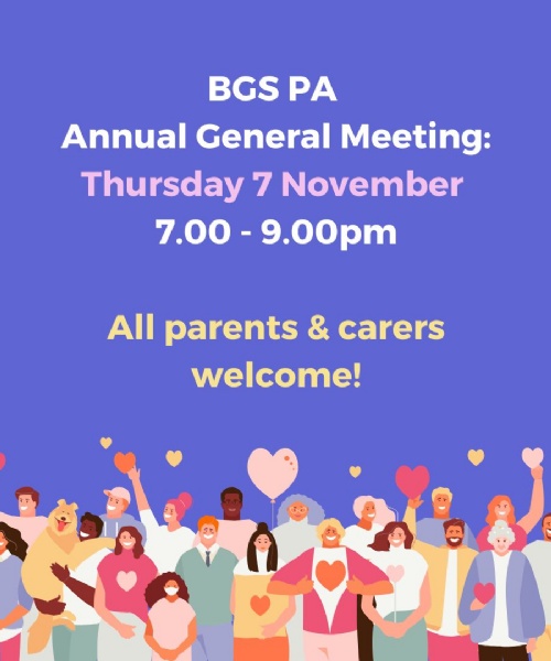 BGS PA ~ An Invitation to all Parents